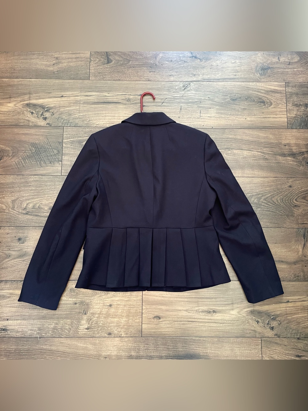 J. Crew Mayfair Navy Peplum Back Blazer 14 - Picture 4 of 7
